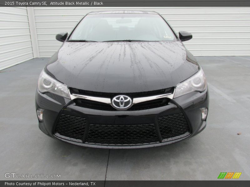 Attitude Black Metallic / Black 2015 Toyota Camry SE