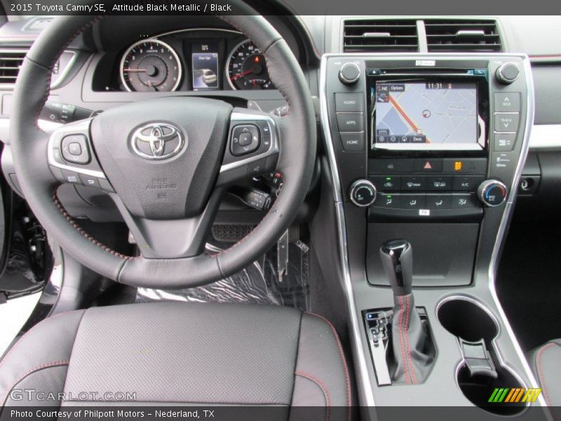 Attitude Black Metallic / Black 2015 Toyota Camry SE