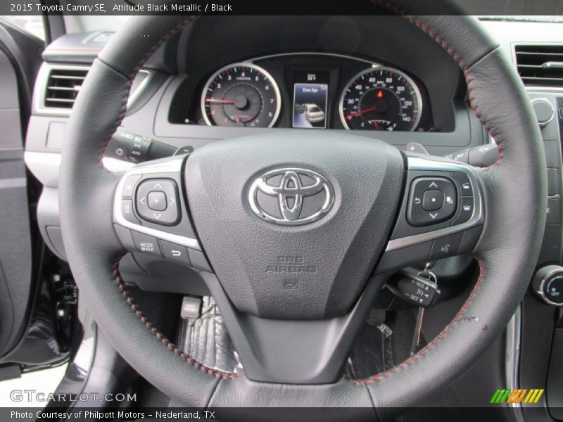 Attitude Black Metallic / Black 2015 Toyota Camry SE
