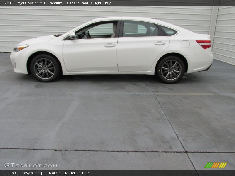 Blizzard Pearl / Light Gray 2015 Toyota Avalon XLE Premium