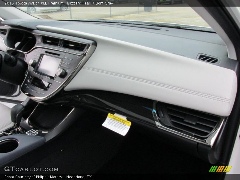Blizzard Pearl / Light Gray 2015 Toyota Avalon XLE Premium