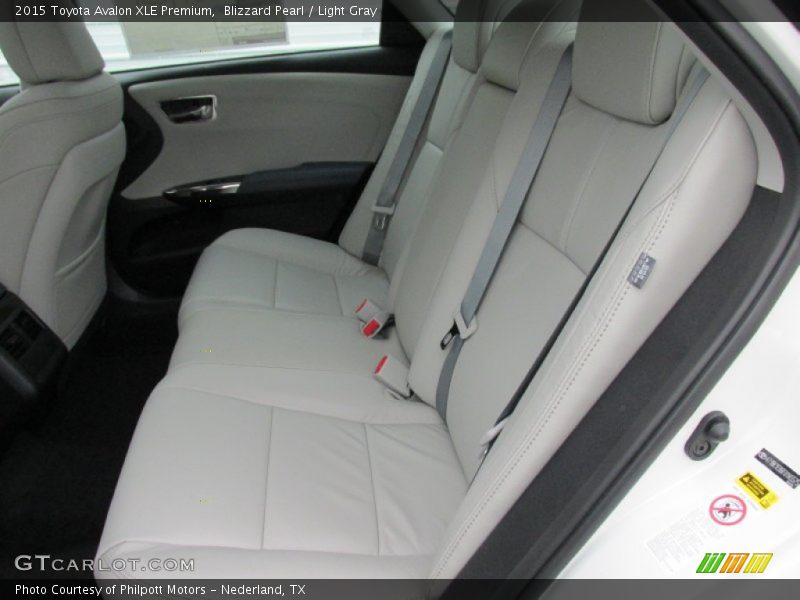 Blizzard Pearl / Light Gray 2015 Toyota Avalon XLE Premium
