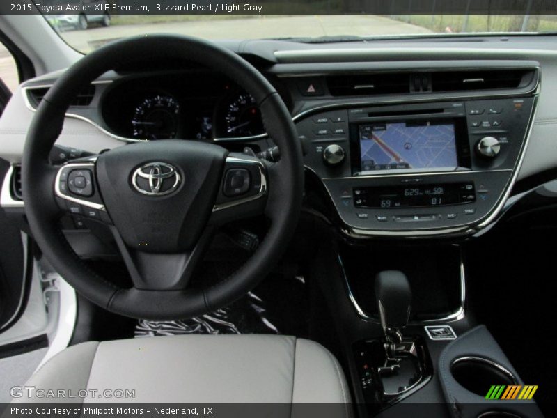 Blizzard Pearl / Light Gray 2015 Toyota Avalon XLE Premium