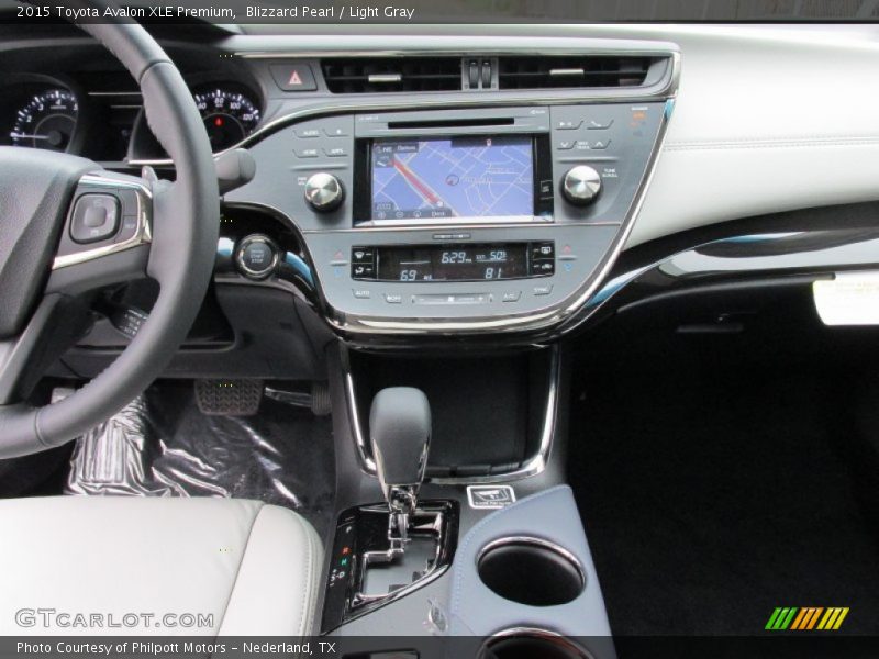 Blizzard Pearl / Light Gray 2015 Toyota Avalon XLE Premium