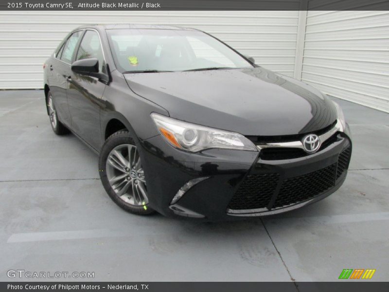 Attitude Black Metallic / Black 2015 Toyota Camry SE