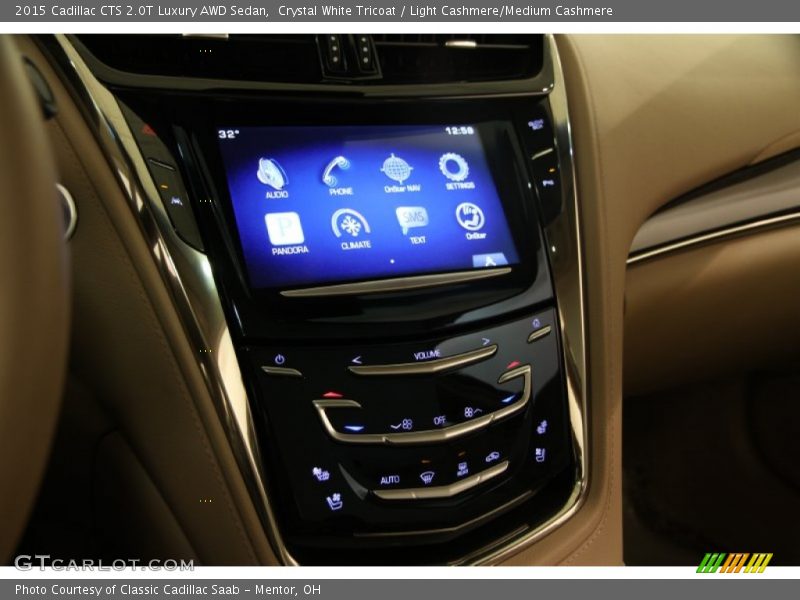 Controls of 2015 CTS 2.0T Luxury AWD Sedan