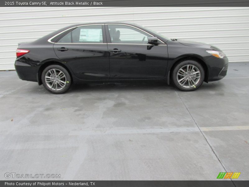Attitude Black Metallic / Black 2015 Toyota Camry SE