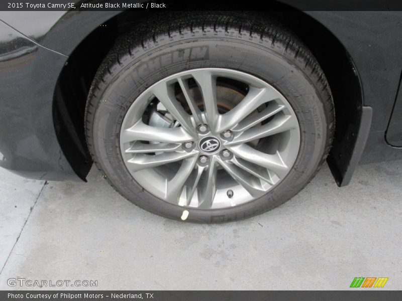 Attitude Black Metallic / Black 2015 Toyota Camry SE