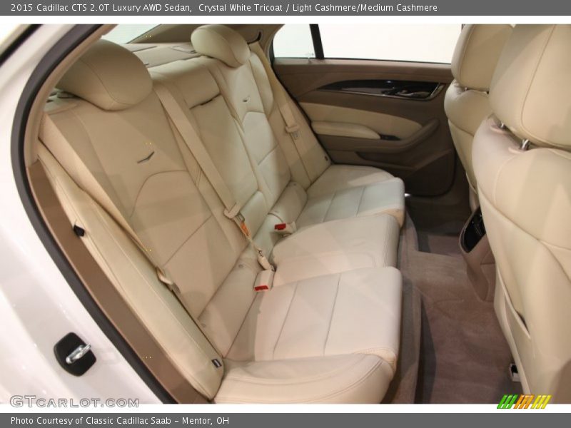 Rear Seat of 2015 CTS 2.0T Luxury AWD Sedan