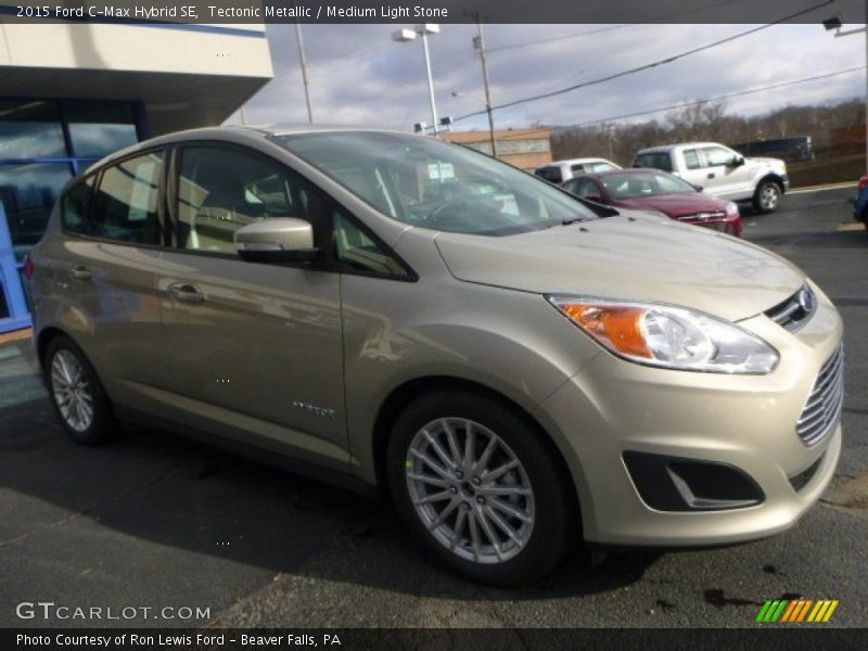 Tectonic Metallic / Medium Light Stone 2015 Ford C-Max Hybrid SE