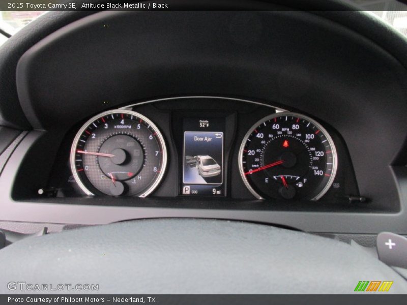 Attitude Black Metallic / Black 2015 Toyota Camry SE