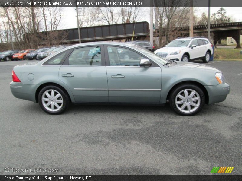 Titanium Green Metallic / Pebble Beige 2006 Ford Five Hundred Limited AWD