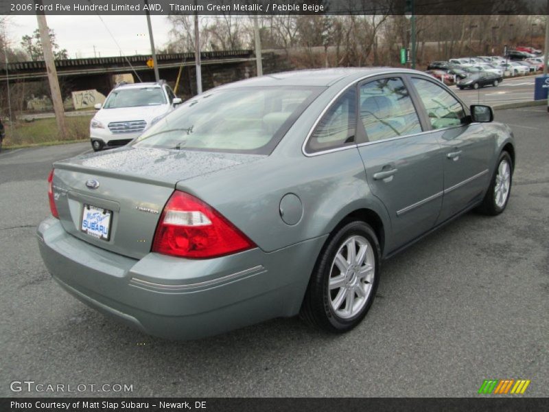 Titanium Green Metallic / Pebble Beige 2006 Ford Five Hundred Limited AWD