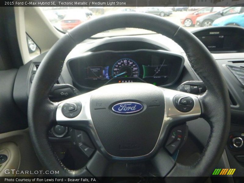 Tectonic Metallic / Medium Light Stone 2015 Ford C-Max Hybrid SE
