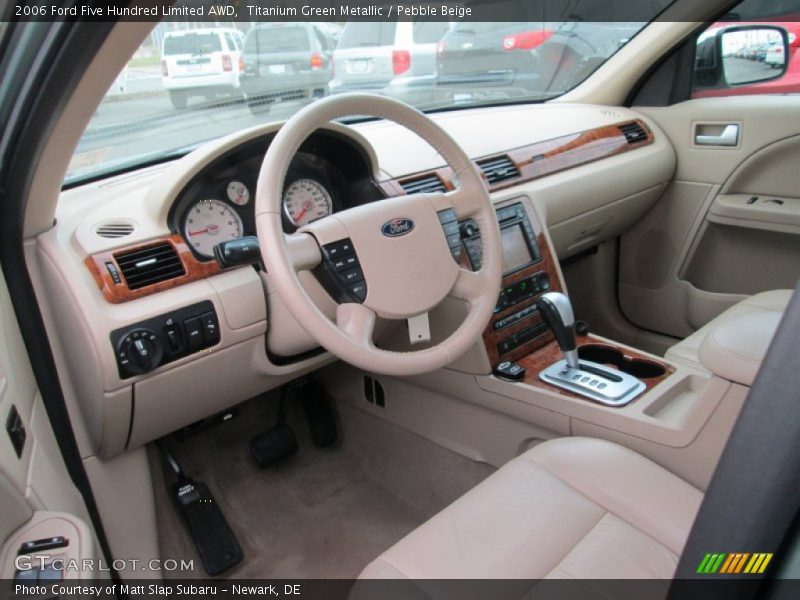 Titanium Green Metallic / Pebble Beige 2006 Ford Five Hundred Limited AWD