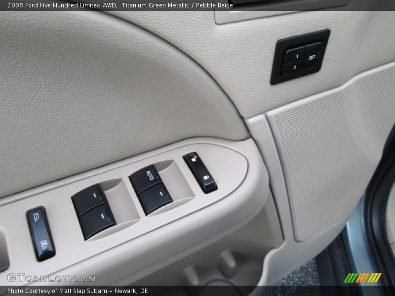 Titanium Green Metallic / Pebble Beige 2006 Ford Five Hundred Limited AWD