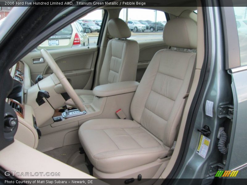 Titanium Green Metallic / Pebble Beige 2006 Ford Five Hundred Limited AWD
