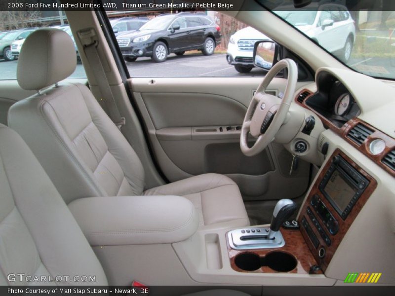 Titanium Green Metallic / Pebble Beige 2006 Ford Five Hundred Limited AWD