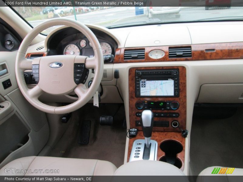 Titanium Green Metallic / Pebble Beige 2006 Ford Five Hundred Limited AWD