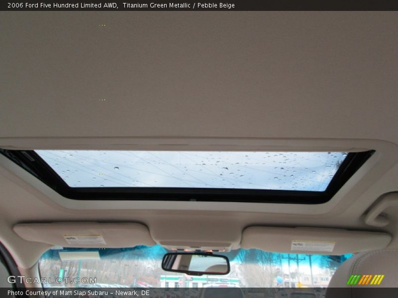 Titanium Green Metallic / Pebble Beige 2006 Ford Five Hundred Limited AWD