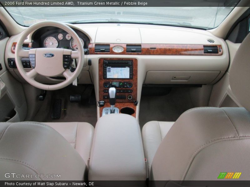 Titanium Green Metallic / Pebble Beige 2006 Ford Five Hundred Limited AWD