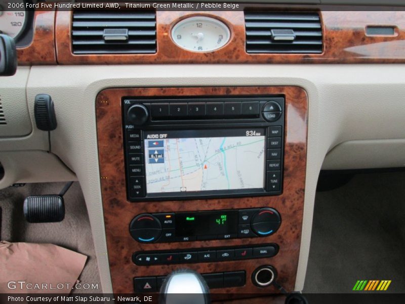 Titanium Green Metallic / Pebble Beige 2006 Ford Five Hundred Limited AWD