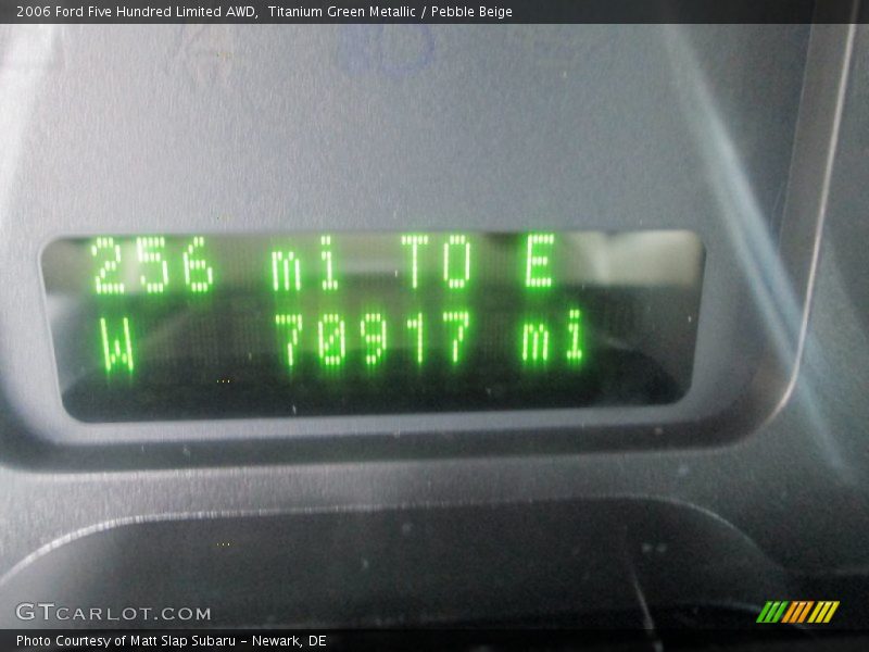 Titanium Green Metallic / Pebble Beige 2006 Ford Five Hundred Limited AWD