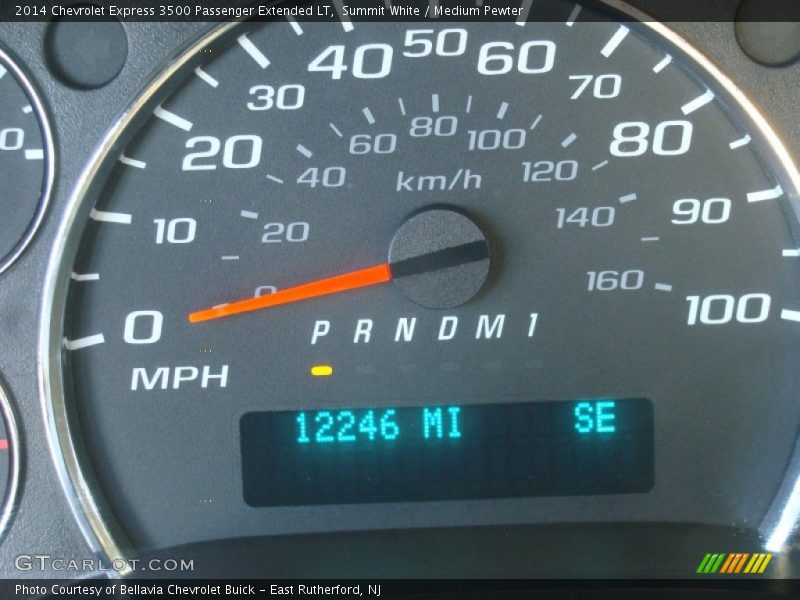 Summit White / Medium Pewter 2014 Chevrolet Express 3500 Passenger Extended LT