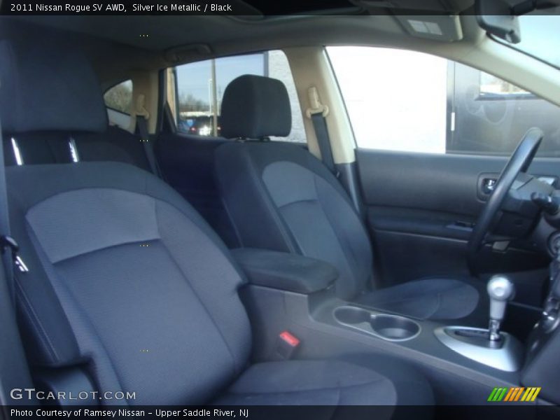 Silver Ice Metallic / Black 2011 Nissan Rogue SV AWD