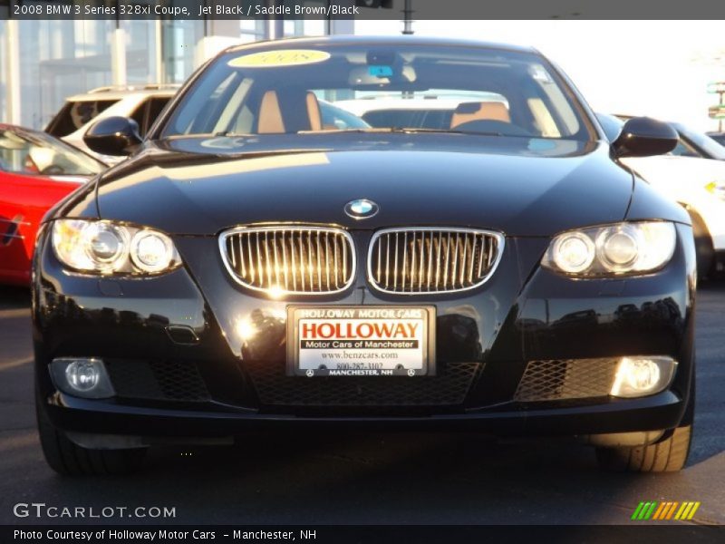 Jet Black / Saddle Brown/Black 2008 BMW 3 Series 328xi Coupe