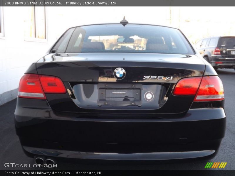 Jet Black / Saddle Brown/Black 2008 BMW 3 Series 328xi Coupe