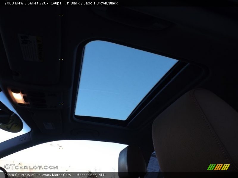 Jet Black / Saddle Brown/Black 2008 BMW 3 Series 328xi Coupe