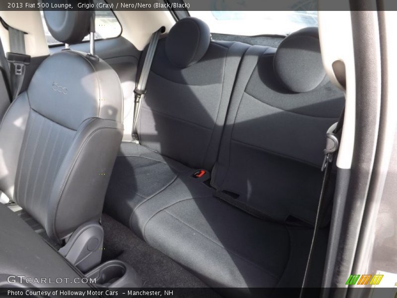 Grigio (Gray) / Nero/Nero (Black/Black) 2013 Fiat 500 Lounge