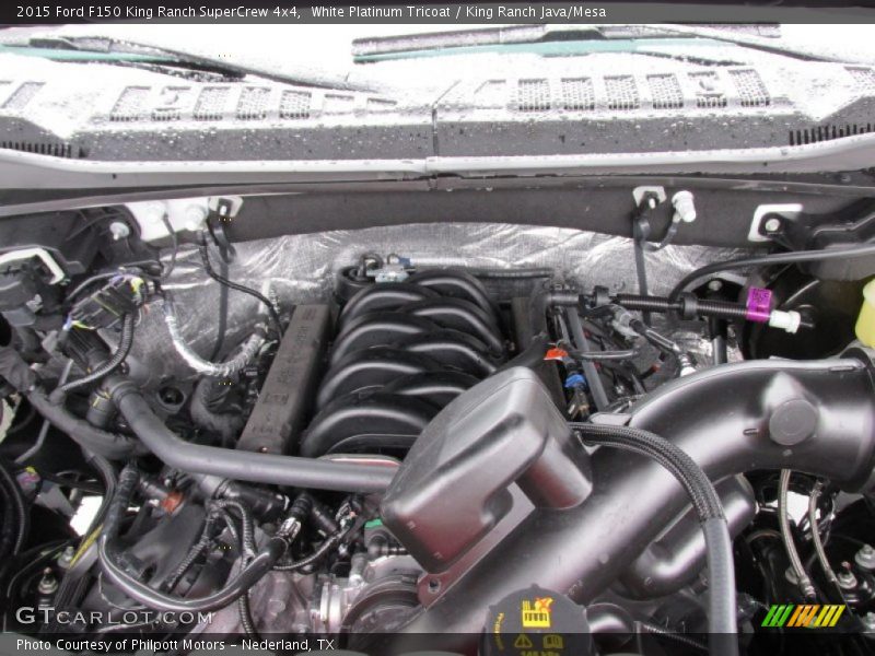  2015 F150 King Ranch SuperCrew 4x4 Engine - 5.0 Liter DOHC 32-Valve Ti-VCT FFV V8