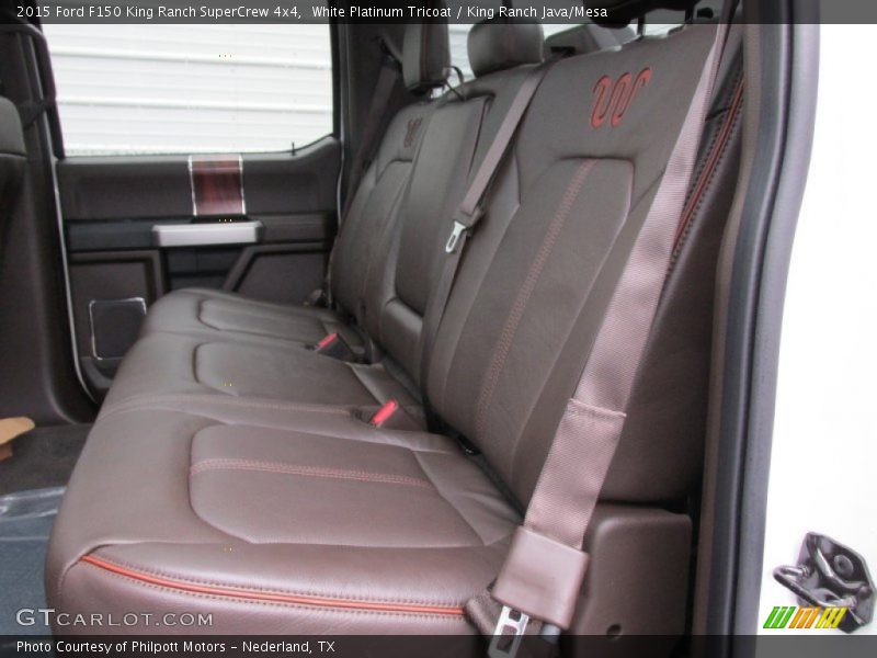 Rear Seat of 2015 F150 King Ranch SuperCrew 4x4