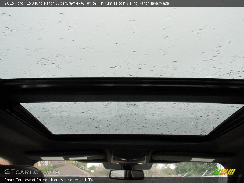 Sunroof of 2015 F150 King Ranch SuperCrew 4x4
