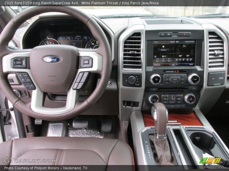 Dashboard of 2015 F150 King Ranch SuperCrew 4x4