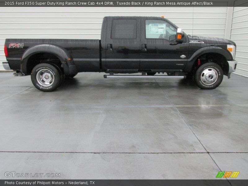 Tuxedo Black / King Ranch Mesa Antique Affect/Black 2015 Ford F350 Super Duty King Ranch Crew Cab 4x4 DRW