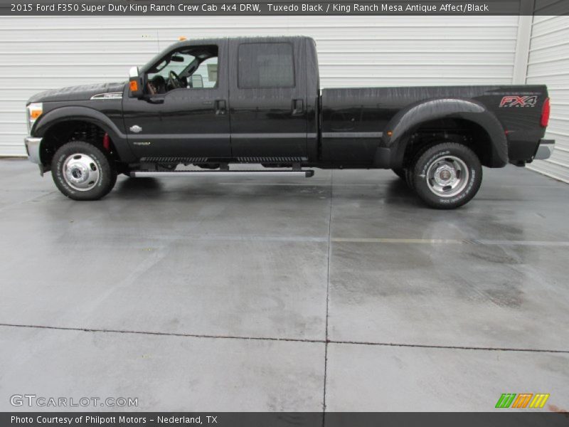 Tuxedo Black / King Ranch Mesa Antique Affect/Black 2015 Ford F350 Super Duty King Ranch Crew Cab 4x4 DRW