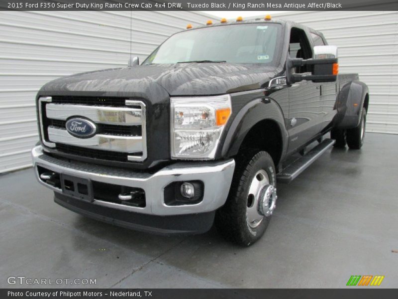 Tuxedo Black / King Ranch Mesa Antique Affect/Black 2015 Ford F350 Super Duty King Ranch Crew Cab 4x4 DRW