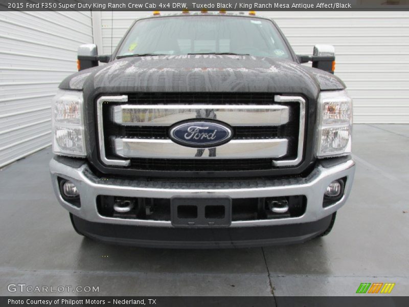 Tuxedo Black / King Ranch Mesa Antique Affect/Black 2015 Ford F350 Super Duty King Ranch Crew Cab 4x4 DRW