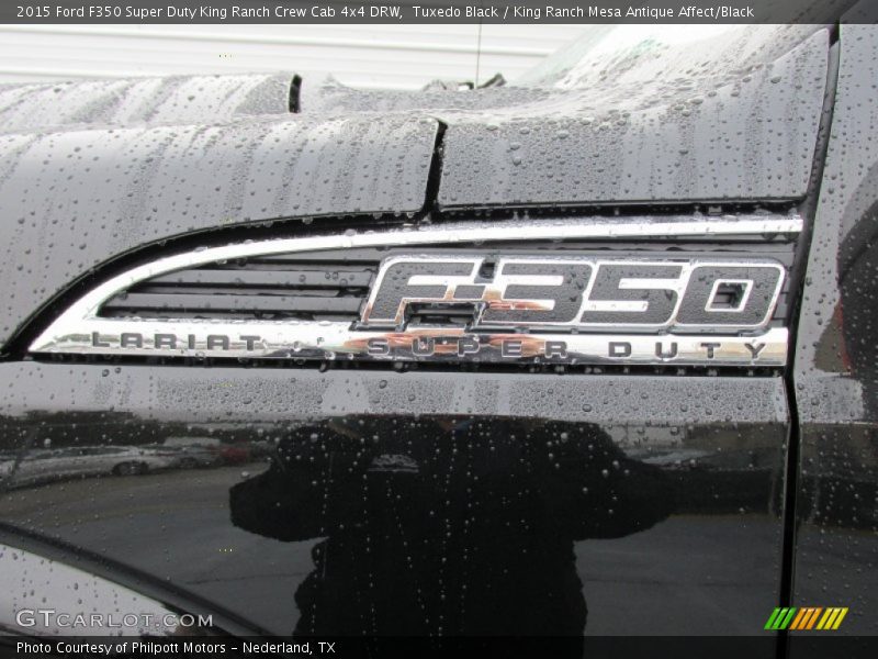 Tuxedo Black / King Ranch Mesa Antique Affect/Black 2015 Ford F350 Super Duty King Ranch Crew Cab 4x4 DRW