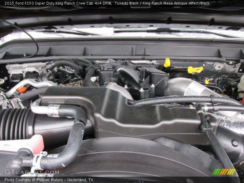 Tuxedo Black / King Ranch Mesa Antique Affect/Black 2015 Ford F350 Super Duty King Ranch Crew Cab 4x4 DRW