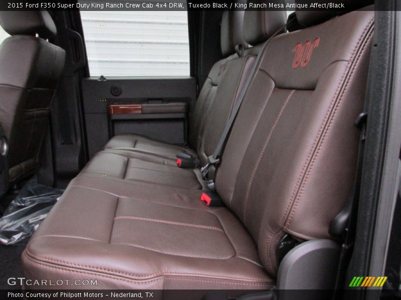 Tuxedo Black / King Ranch Mesa Antique Affect/Black 2015 Ford F350 Super Duty King Ranch Crew Cab 4x4 DRW