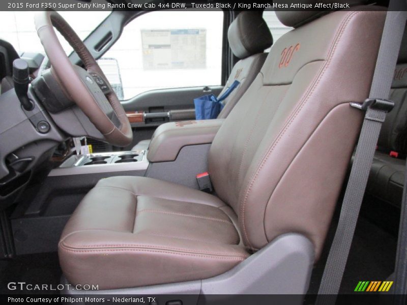 Tuxedo Black / King Ranch Mesa Antique Affect/Black 2015 Ford F350 Super Duty King Ranch Crew Cab 4x4 DRW