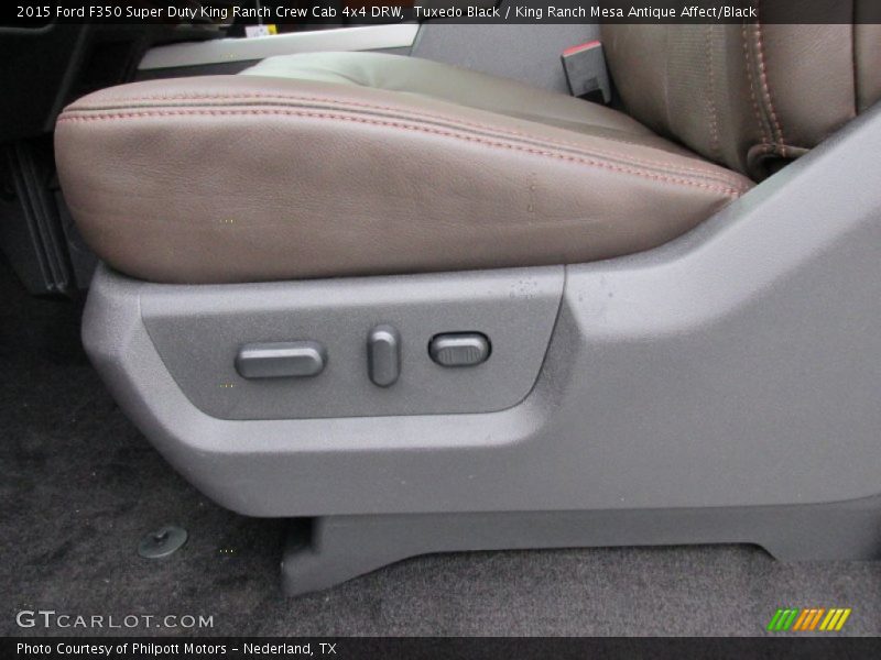 Tuxedo Black / King Ranch Mesa Antique Affect/Black 2015 Ford F350 Super Duty King Ranch Crew Cab 4x4 DRW