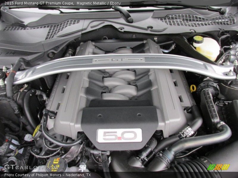  2015 Mustang GT Premium Coupe Engine - 5.0 Liter DOHC 32-Valve Ti-VCT V8