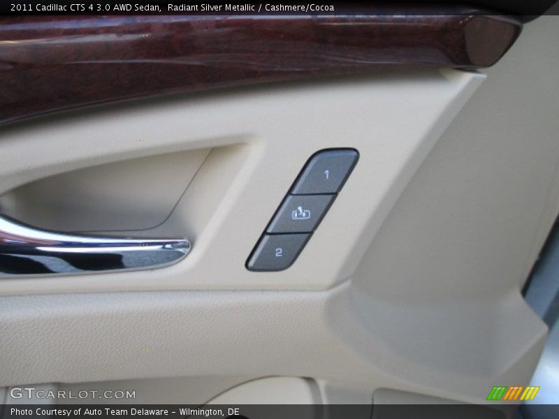 Radiant Silver Metallic / Cashmere/Cocoa 2011 Cadillac CTS 4 3.0 AWD Sedan