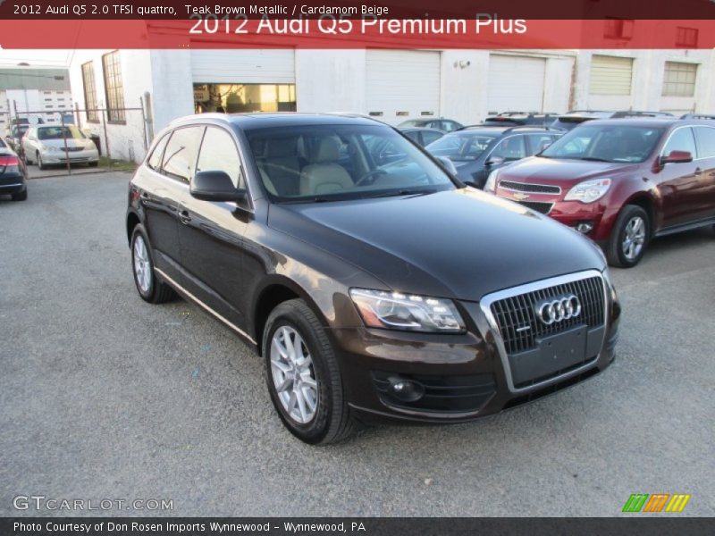 Teak Brown Metallic / Cardamom Beige 2012 Audi Q5 2.0 TFSI quattro