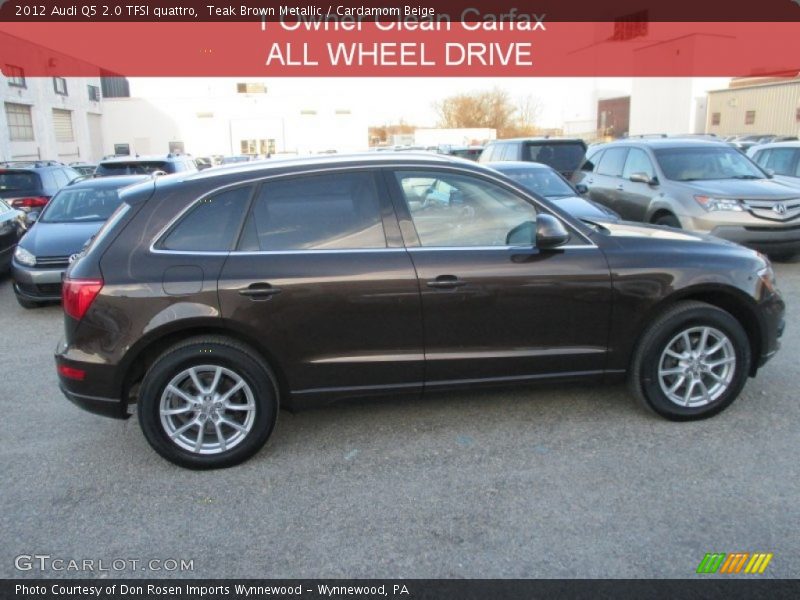 Teak Brown Metallic / Cardamom Beige 2012 Audi Q5 2.0 TFSI quattro